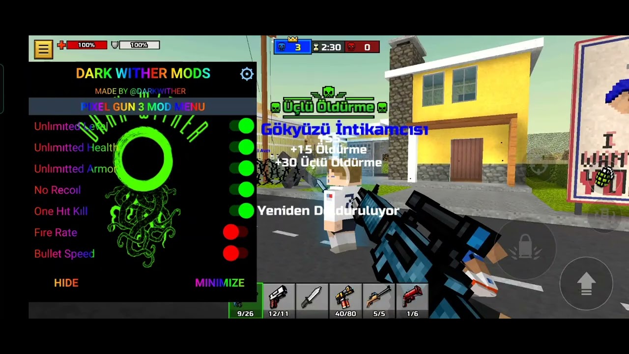 Pıxel Gun3D Mod Menu 23.2.2 