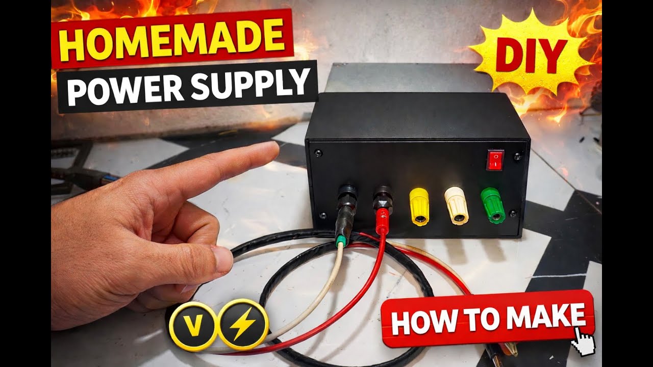 DIY Universal Power Supply at Home | Step by Step