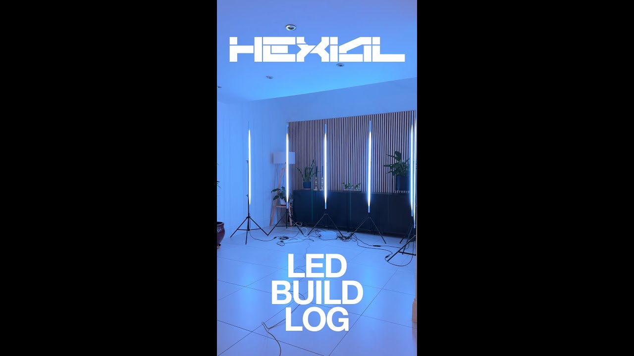 Hexial staging lighting LED build log 🪐