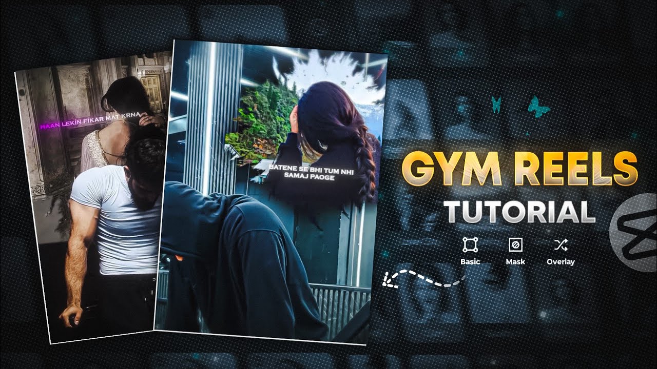 New Trending Gym Reels Editing Tutorial | Gym Reels Tutorial In CapCut