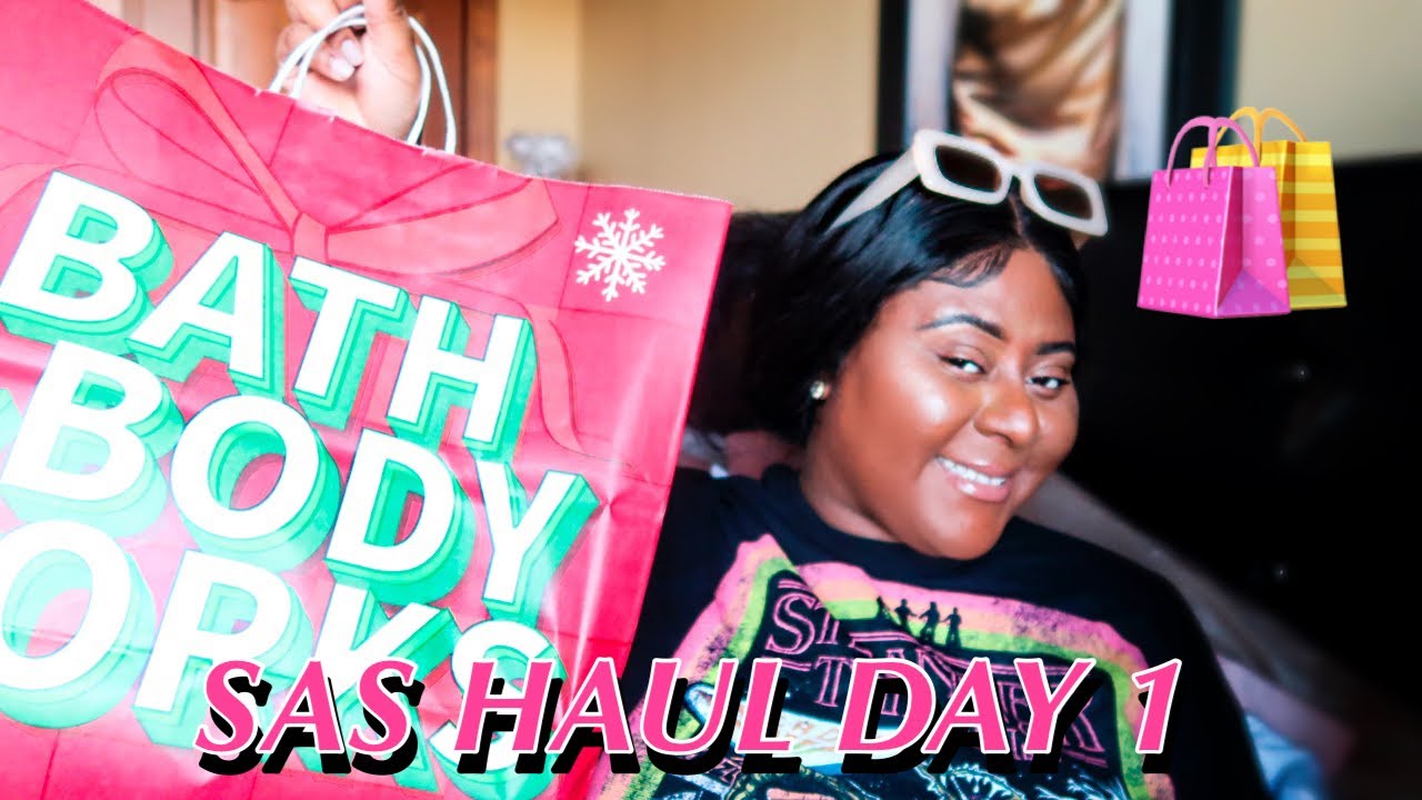BATH AND BODY WORKS WINTER SAS DAY 1 HAUL