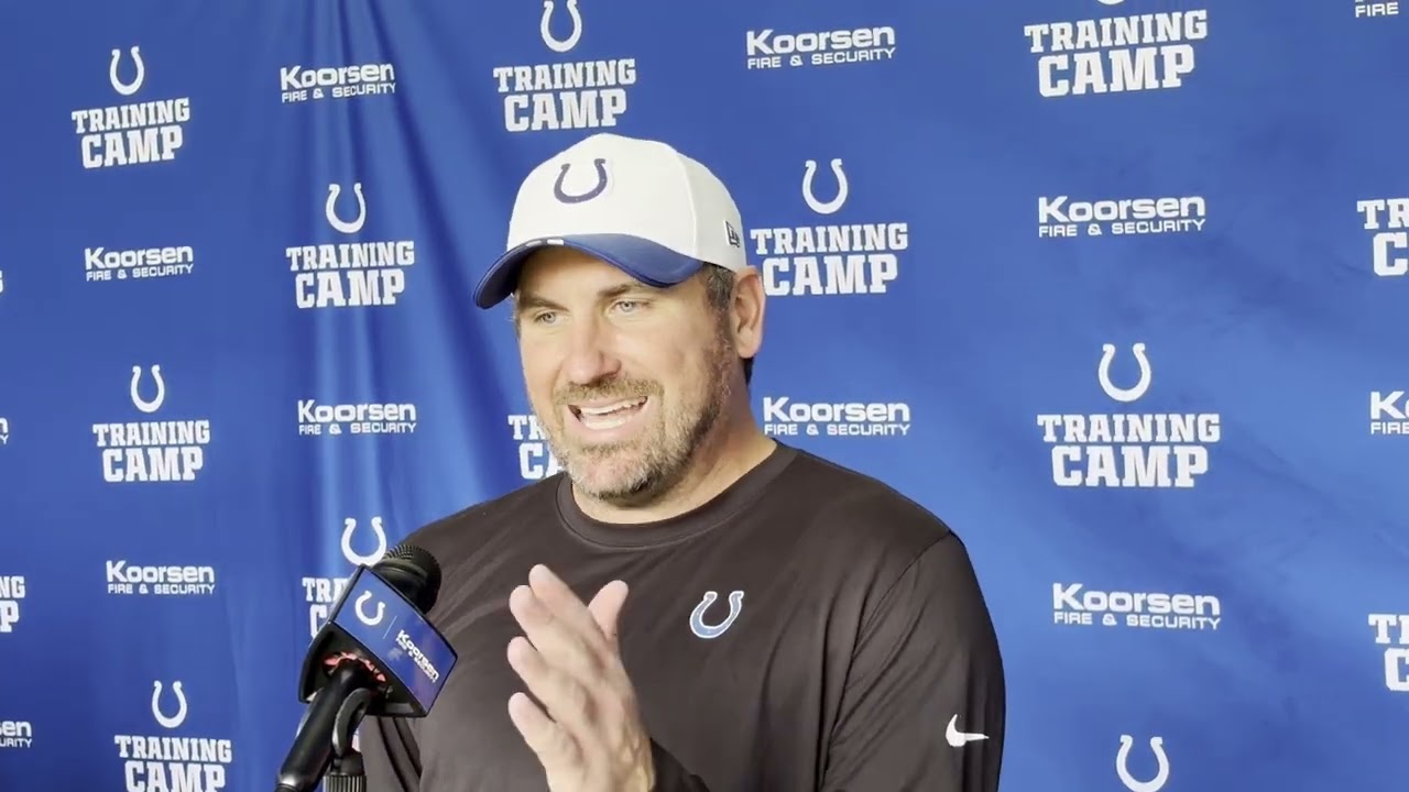 Indianapolis Colts' Jim Bob Cooter On Tyler Warren, AD Mitchell's Development