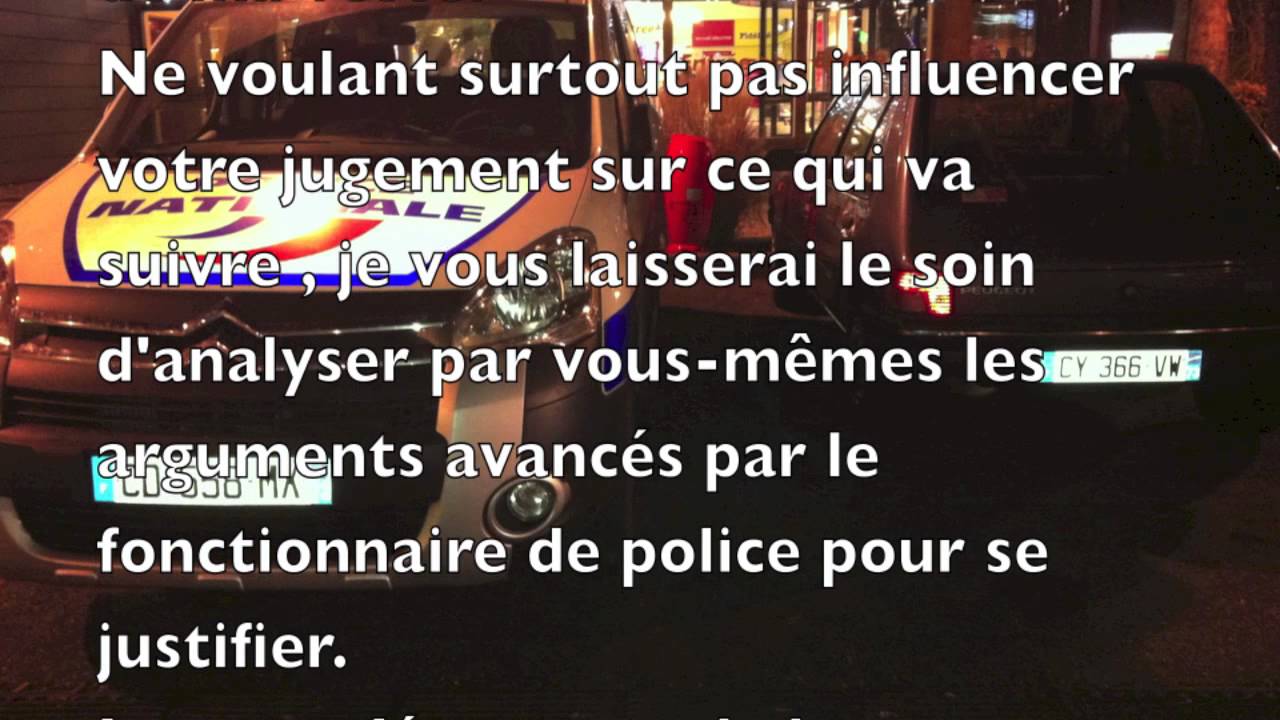 incivilit&eacute; d'un fonctionnaire de Police envers une personne handicap&eacute;e