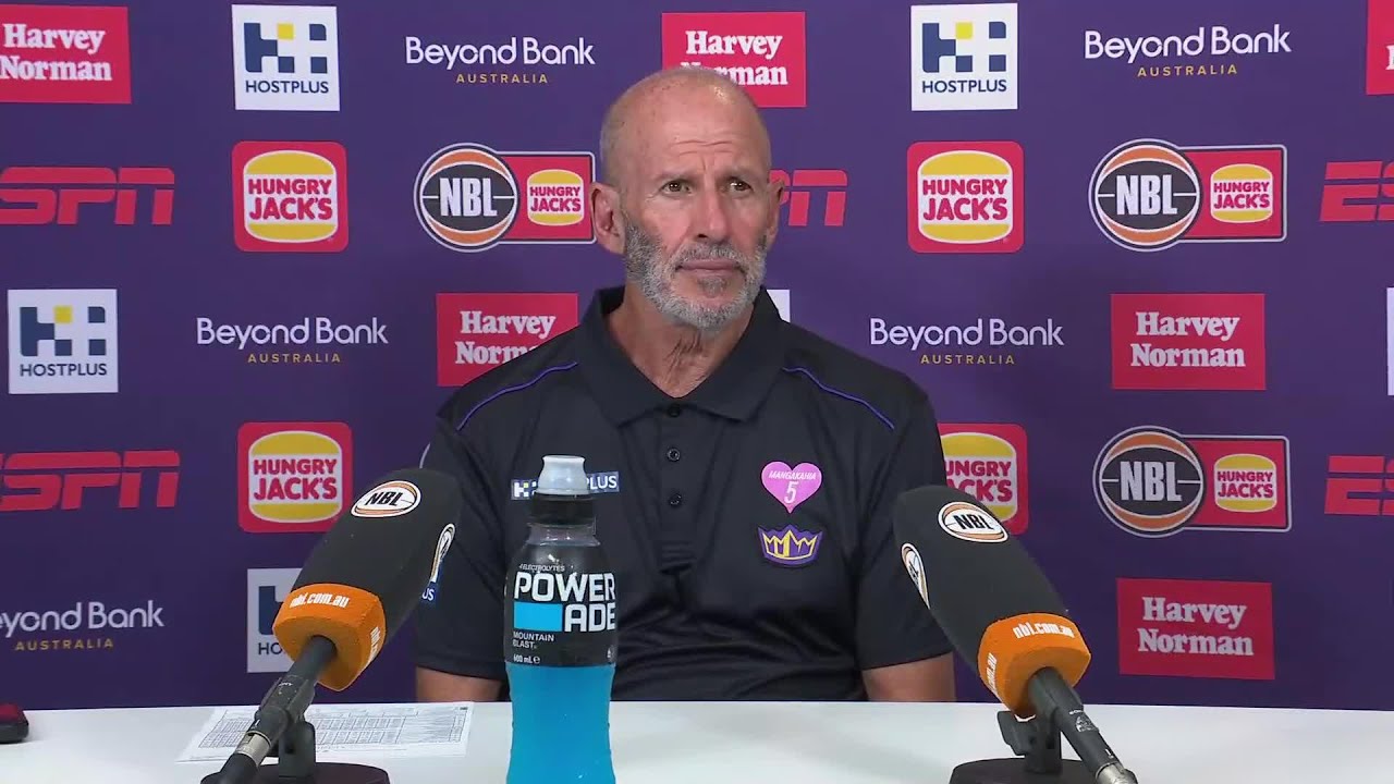 Brian Goorjian press conference vs S.E. Melbourne Phoenix - Round 20, NBL26