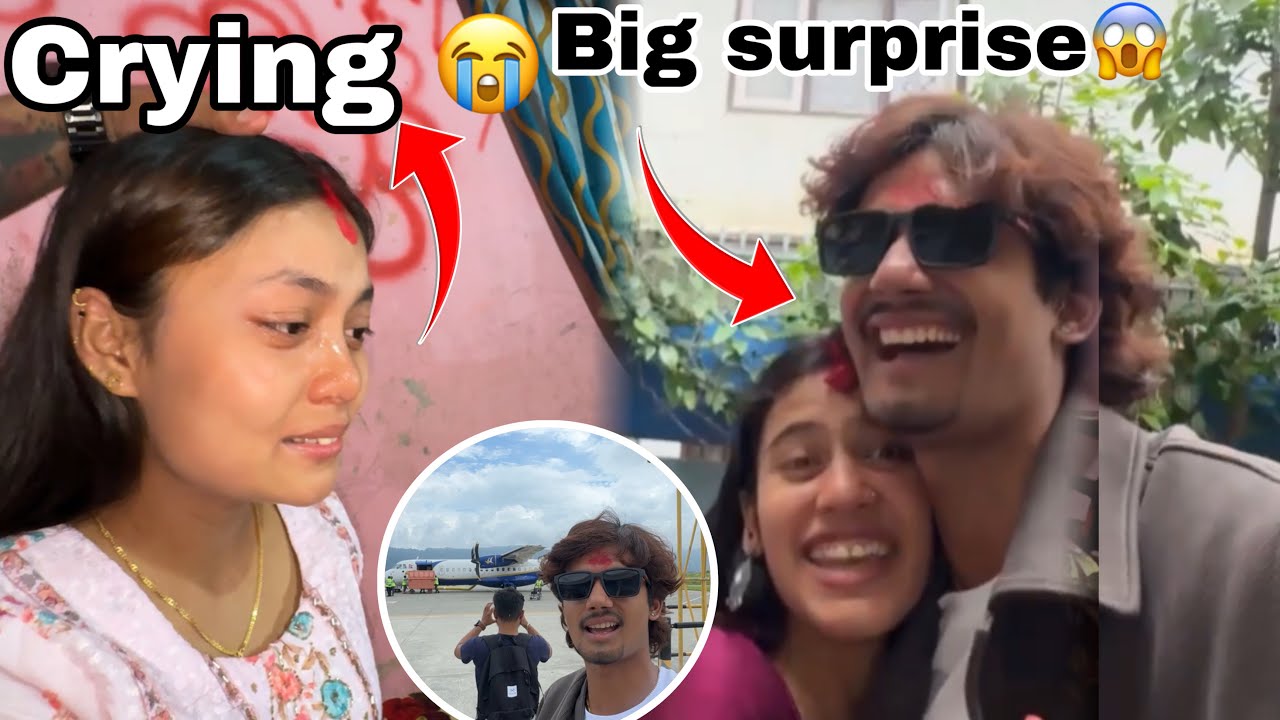 Big surprise my Sister 👩 Neetu ko ruwabasi😭Happy Raskya bandan!