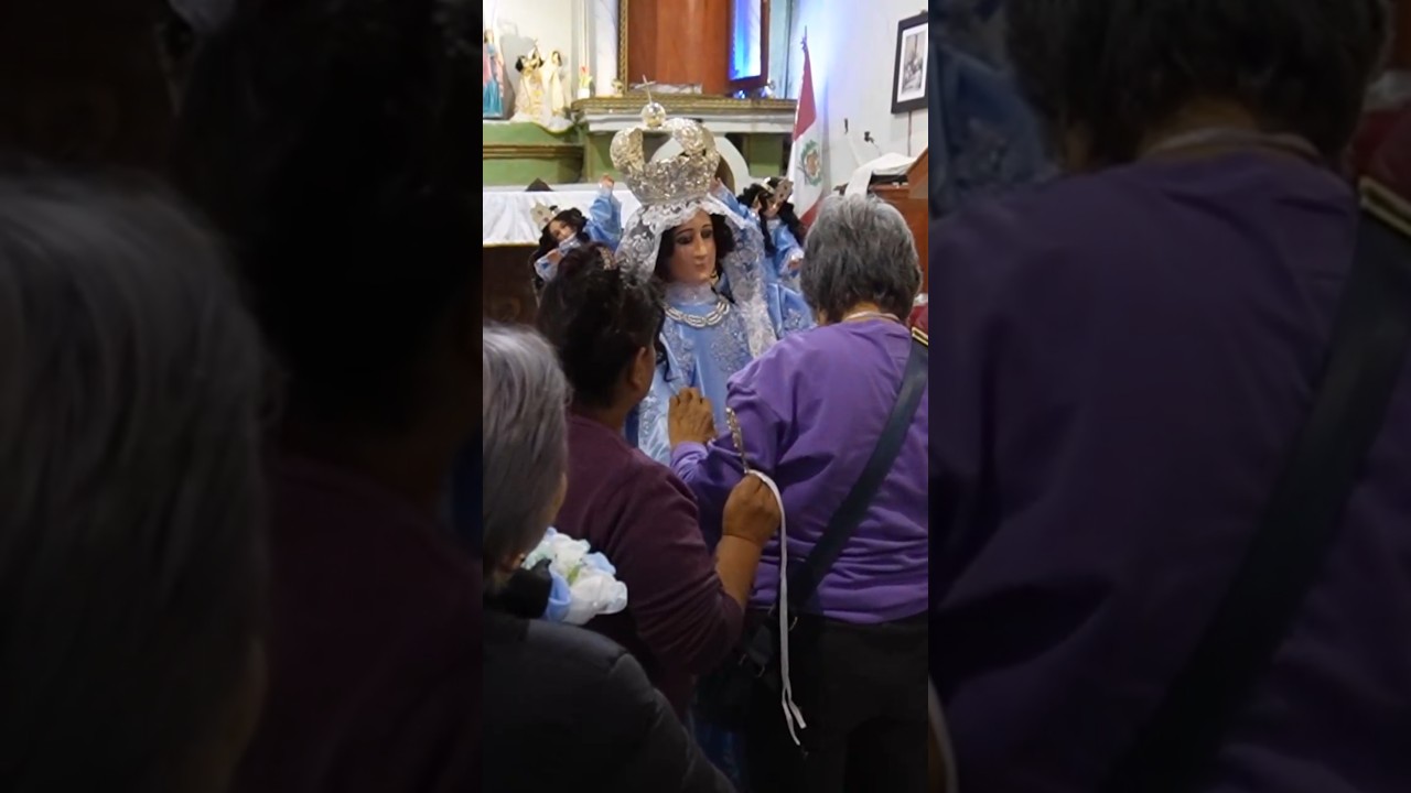 Virgen María De La Cueva Santa, Aleluya...Pariamarca (Canta) #virgenmaria  #aleluya #santa