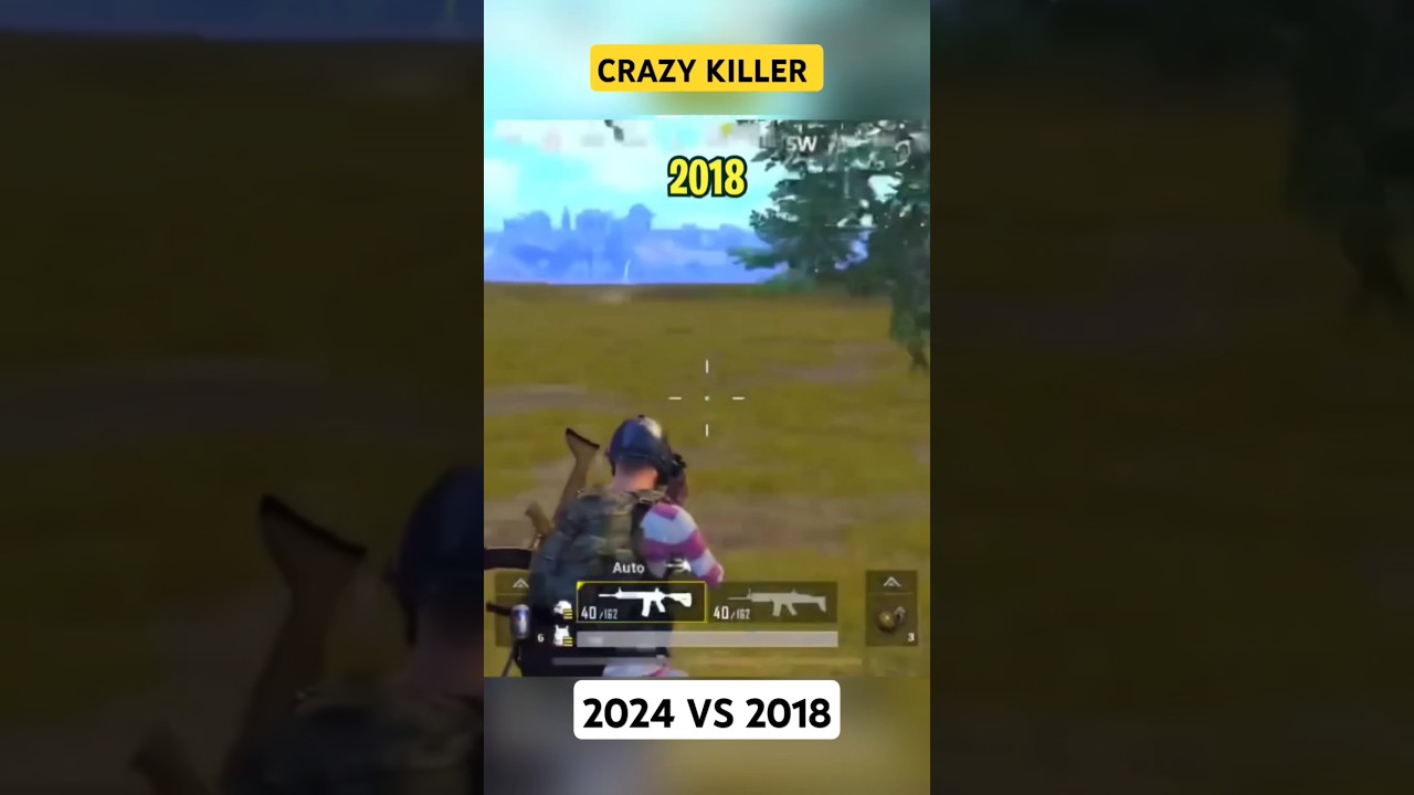 2024 VS 2018 🥺 GOLDEN MEMORIES 😭🥺 OLD PUBG MISS YOU 🥺#crazykiller #bgmi #pubgmobile #old #memories