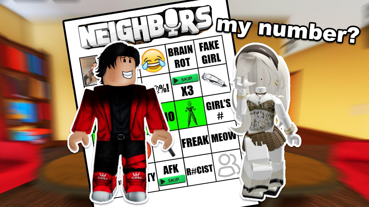 Соседи Roblox... Но я играю в бинго