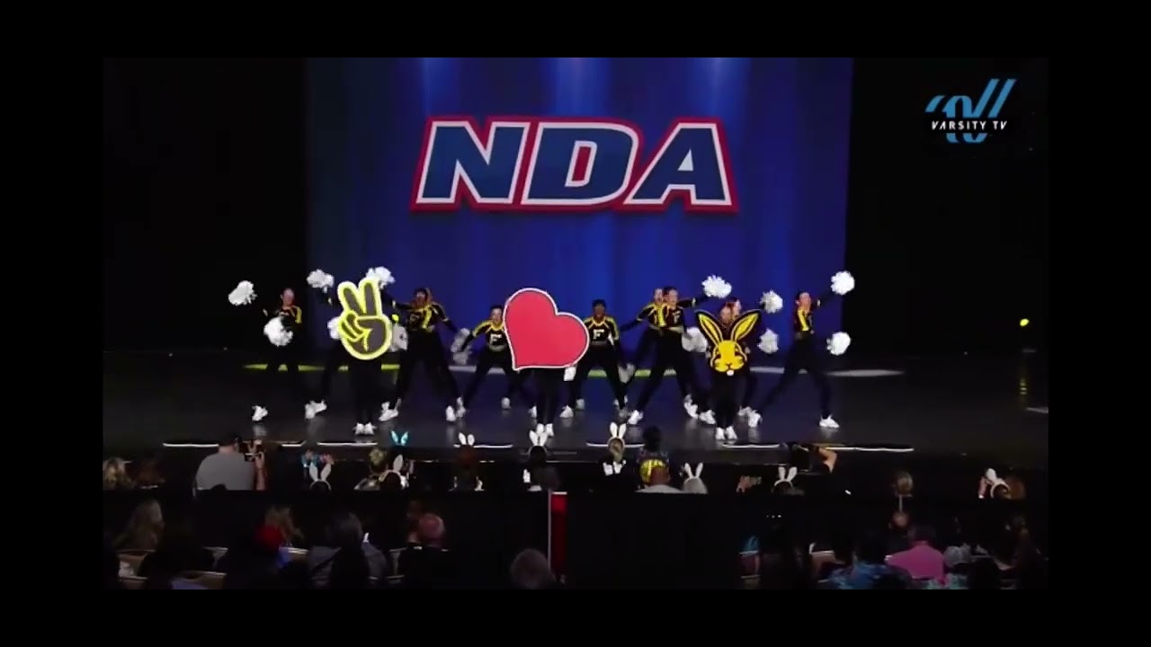 Forney Highsteppers 2024 NDA Medium Gameday NATIONAL CHAMPIONS! ✌️❤️🐰