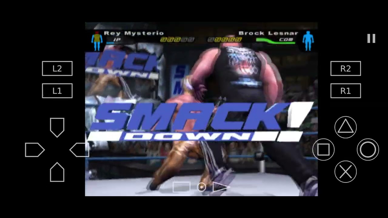 🤜🏼 Rey Mysterio vs Brock Lesnar #wwe #wwelive #wwenetwork #pspknewpost #brocklesnar #playstation 