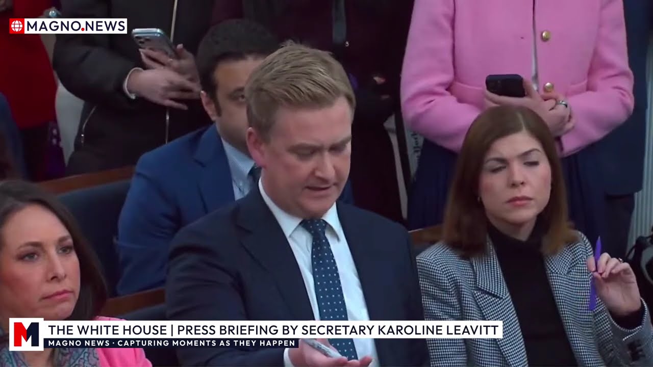 🎙️ FOX News' Peter Doocy asks Karoline Leavitt on Seized Venezuelan Oil Ship at White House Briefing