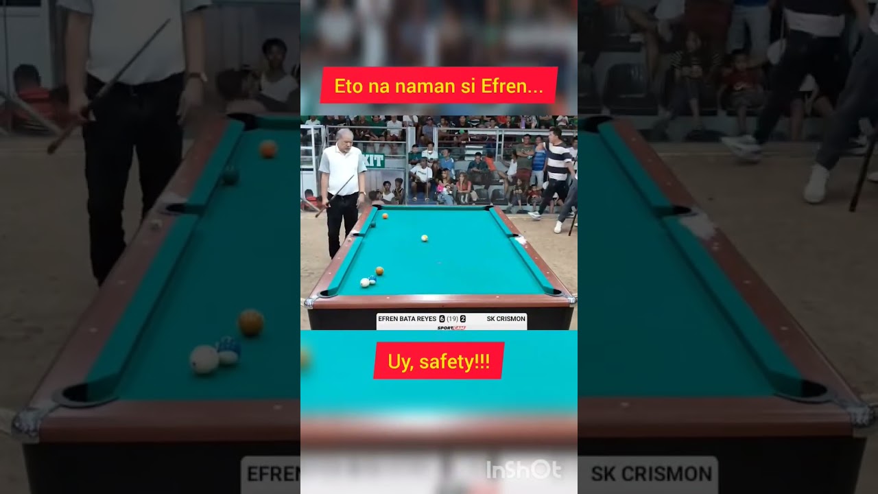 Chamba na naman ba? BILLIARD GOAT EFREN BATA REYES #magic #poollegends