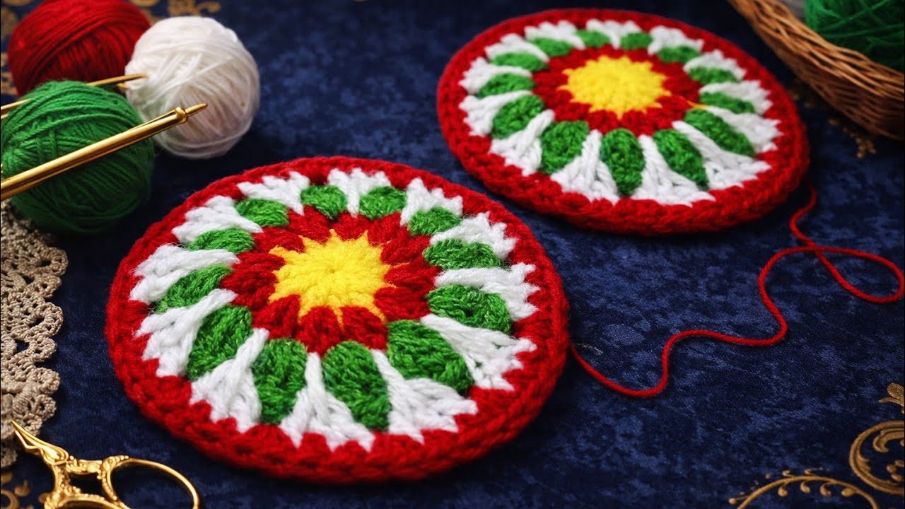 💯💫 Glorious 💕 crochet 🧶 floral💮 pattern🌟 in multiple 🌈 colours 🌟. How 💝to start💞 crocheting? ❤️✨