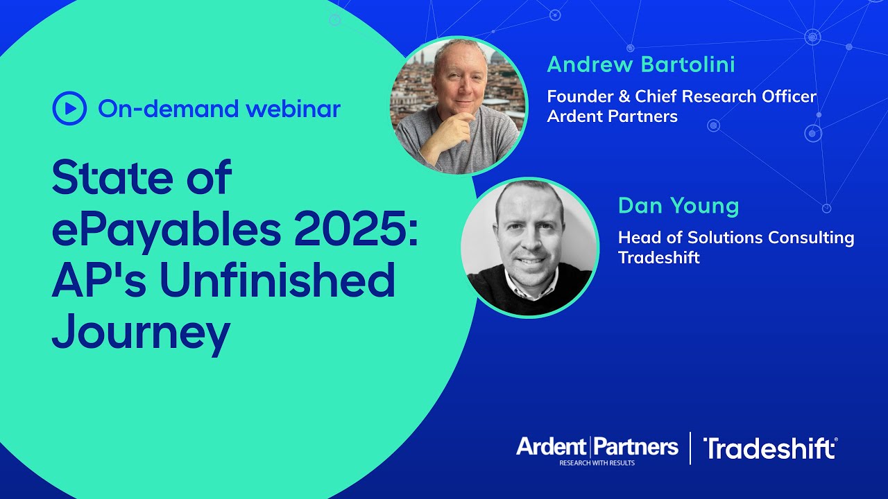 The State of ePayables 2025 webinar: AP's Unfinished Journey