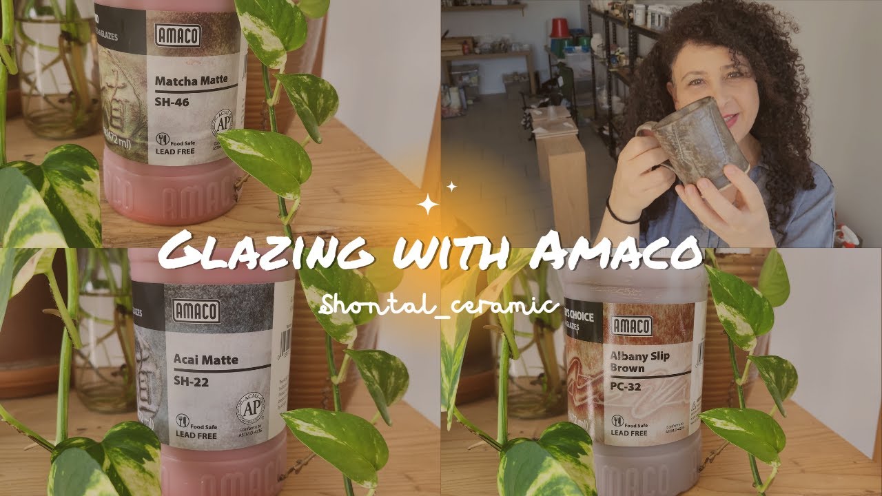Kiln Opening, AMACO Glazes. The SHINOS and ALBANYSLIP Brown 20230506 074835