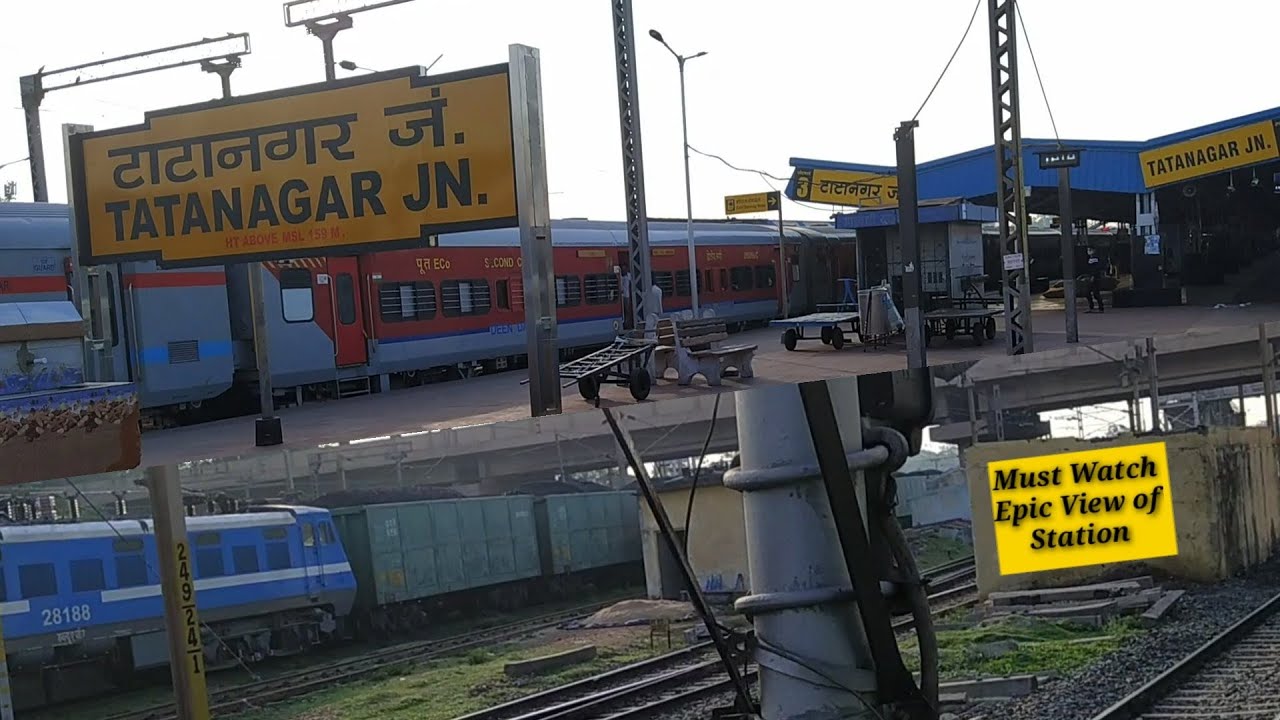 TATANAGAR JN (JHARKHAND)!! TATANAGAR RAILWAY STATION HISTORY!! TATANAGAR JUNCTION!! JAMSHEDPUR CITY