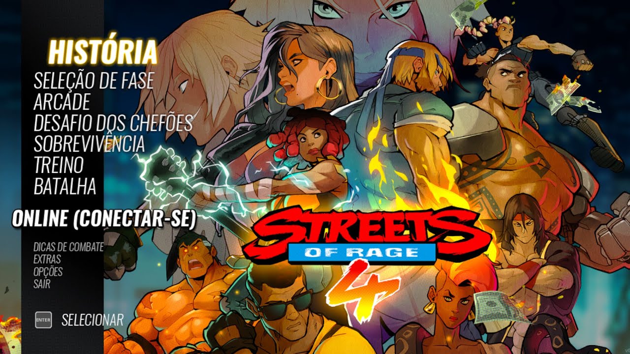 Streets Of Rage 4 - Começando a gameplay - Parte 1