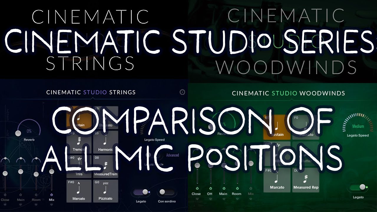 Cinematic Studio Series: Which Mic Positions Should You Use?
