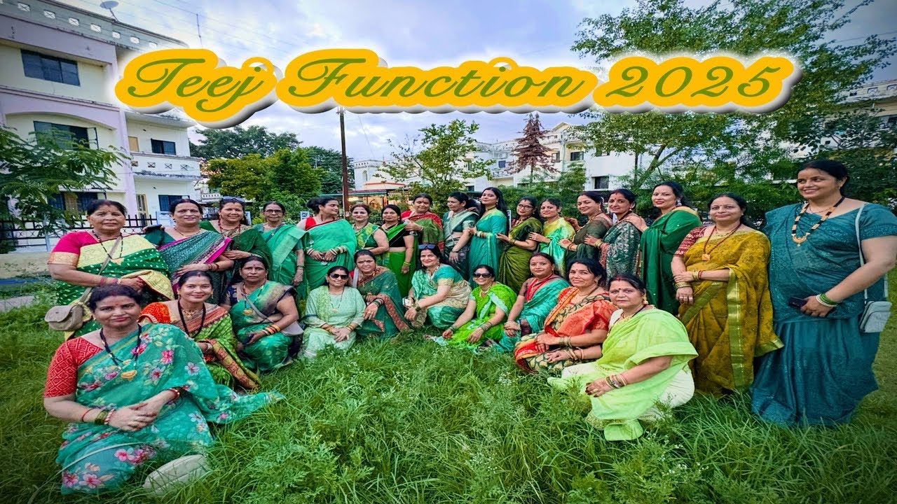 Teej Function 2025💚| Prachi Jayara Vlogs🌸