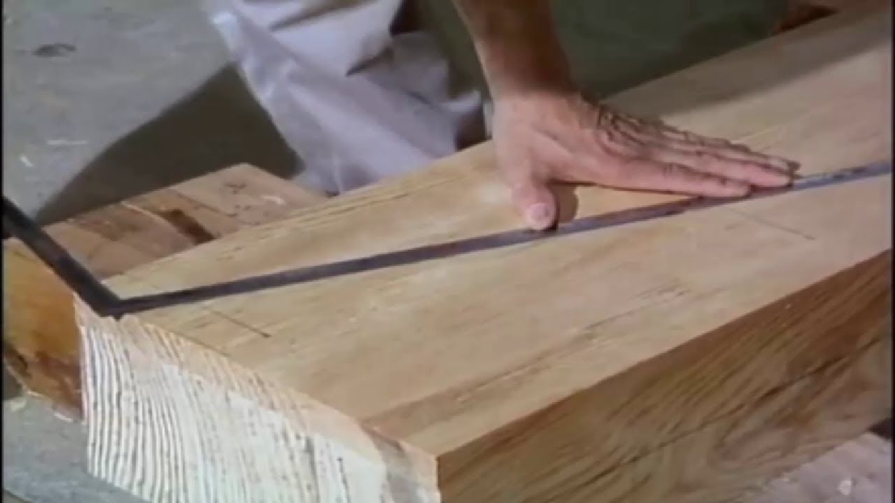 How Master Uses The Carpenter’s Square In Order To Accurately Cut The Joint Sections