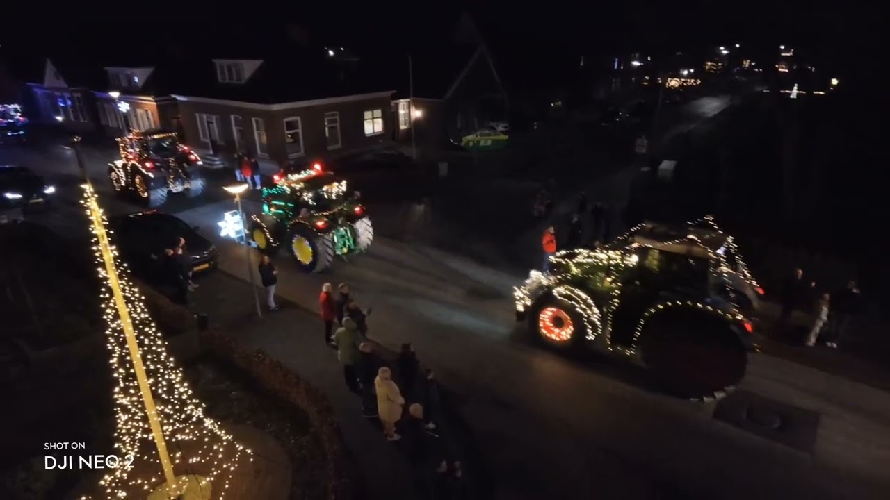 DJI Neo 2: Lichtjestocht BSNN 29-Dec-2025 Uithuizermeeden #djineo2 #drone #neo2 #lichtjestocht