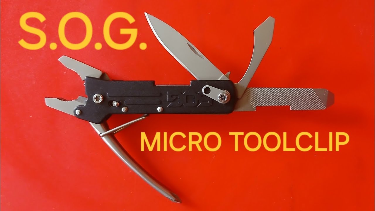 SOG:  MICRO TOOLCLIP:  a discontinued classic