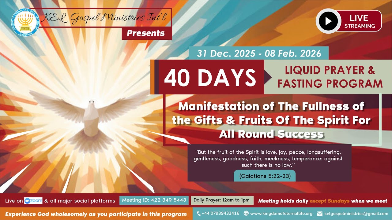 🔥Day 31 | 4 Hours Marathon /40 Days Liquid Fasting | Walking in Dominion | 11PM - 3AM | 30 Jan 2026