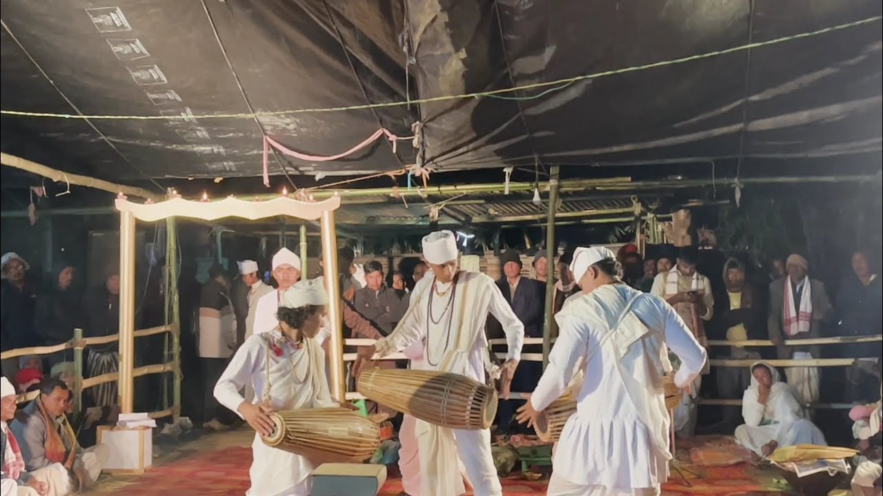গায়ন-বায়নৰ লগতে ভাওনাৰ প্ৰৱেশ নৃত্য //#youtube #culture #assam 