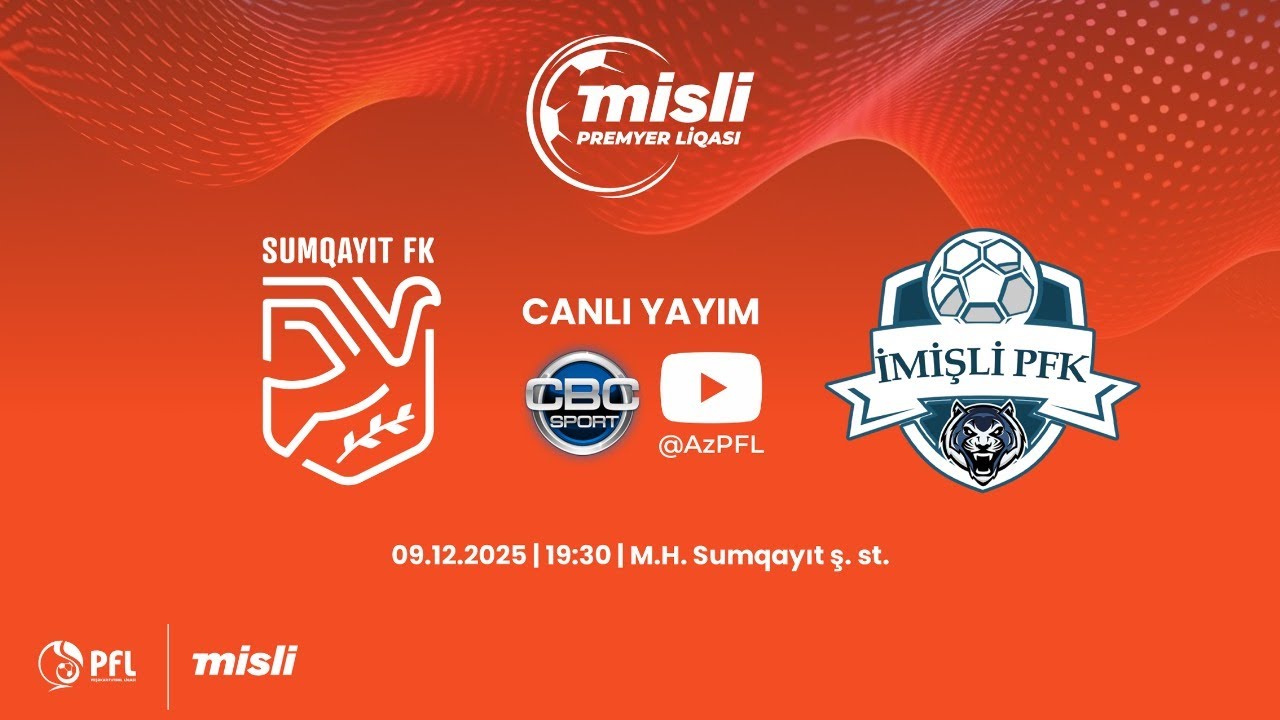 Misli Premyer Liqası 2025/2026 XIV tur “Sumqayıt” – “İmişli”
