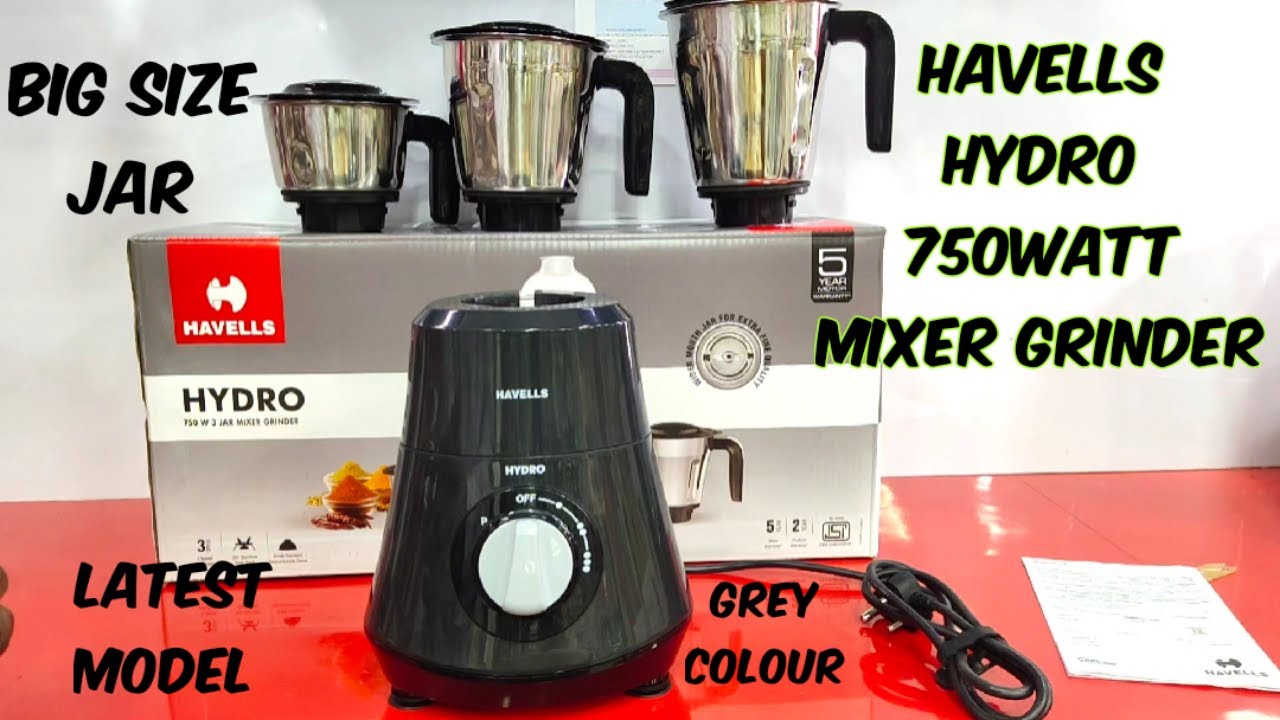 Havells Hydro 750watt Mixer Grinder Unboxing | 750Watt Mixer Grinder | Under 4000 Best Mixie 🔥🔥