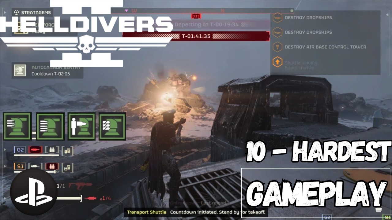 (PS5) Helldivers 2: Gameplay - Hardest Difficulty