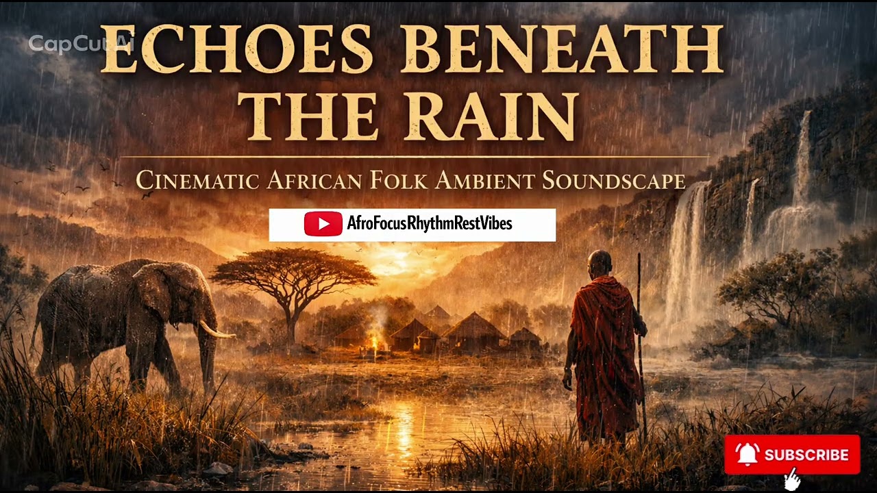 Whispers of Rain on the Savannah | African Folk Ambient for Deep Calm