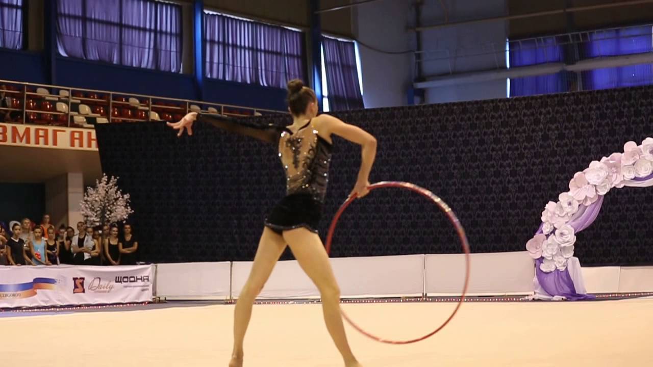 Anna Rizatdinova new hoop Ukrainian Nationals 2015