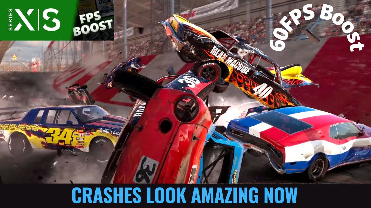 Wreckfest 4k 60fps update | Xbox Series X | Crash Montage