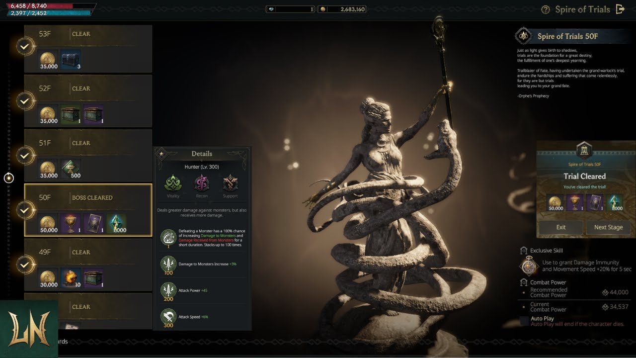 Lord Nine: Infinite Class | Spire Of Trials 50F  | Bow (Hunter)
