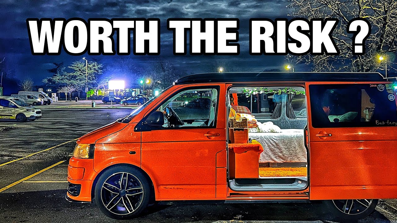 VAN LIFE UK: CAMPING IN A MOTORWAY SERVICES