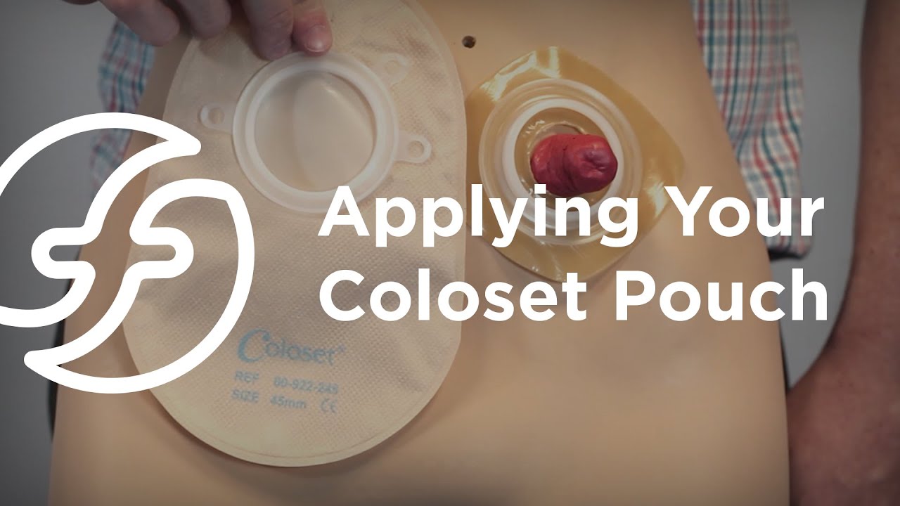Applying Your 1 Piece Coloset Pouch Drainable