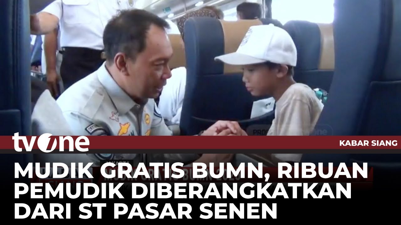 Jasa Raharja Berangkatkan Ribuan Peserta Mudik Gratis BUMN 2025 | Kabar Siang tvOne