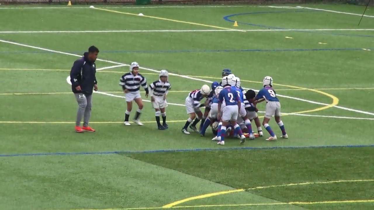 第２回京都府スポーツ少年団ラグビーフットボール交流会【亀岡ラグビースクール3.4年試合（亀岡×福知山×山城）】