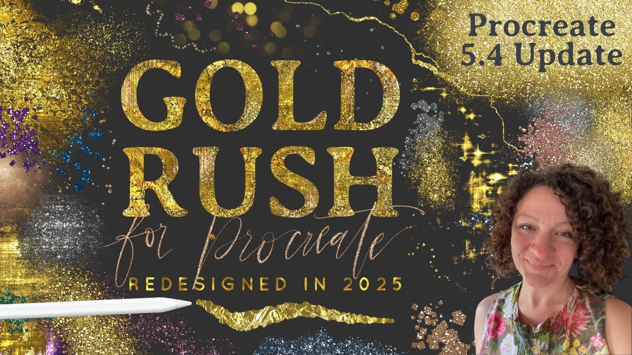 Gold Rush for Procreate Walkthrough | New & Improved for Procreate 5.4 | Sharper Textures & Glitter