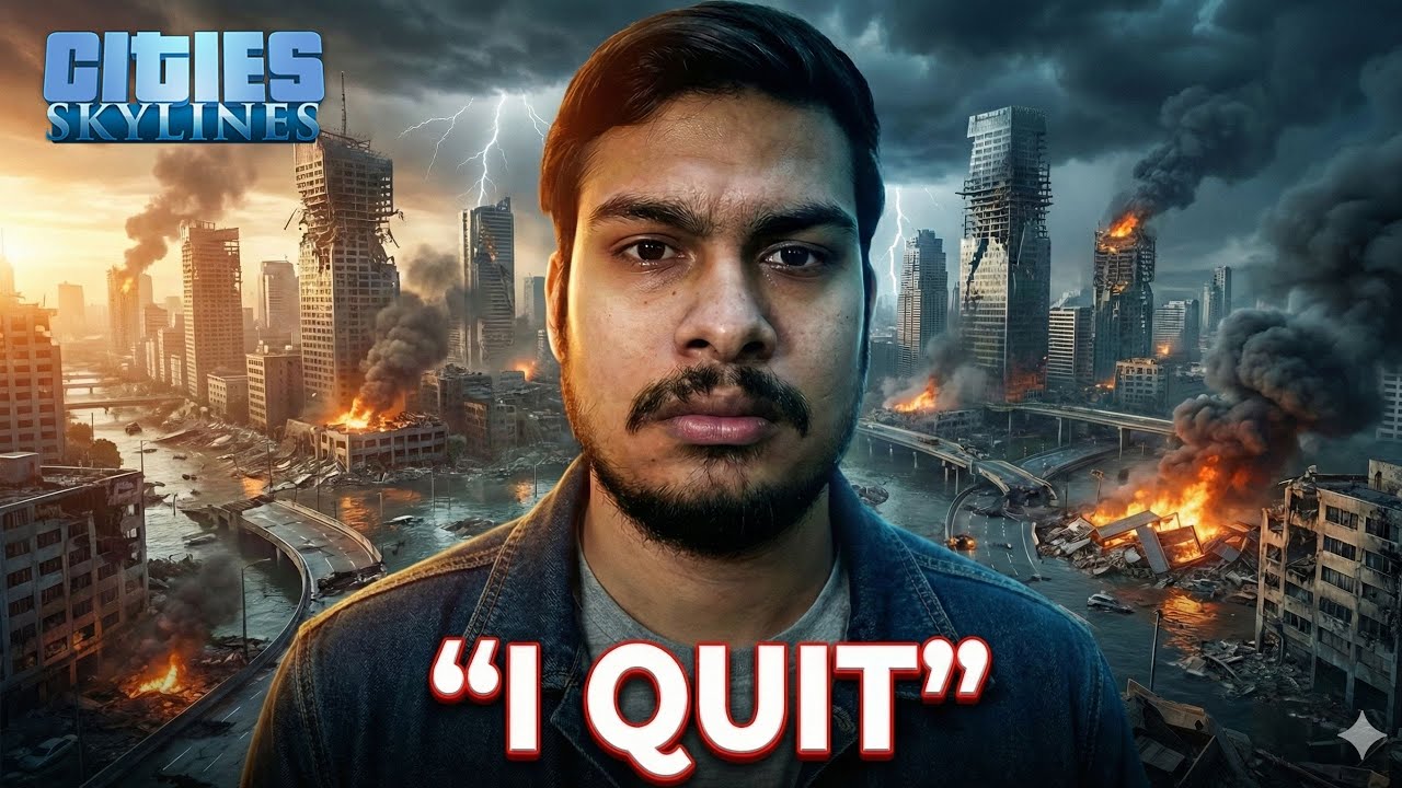 I HAD TO QUIT MY CITY&hellip; 💔 | City Skyline |  Khelbabu Simulation