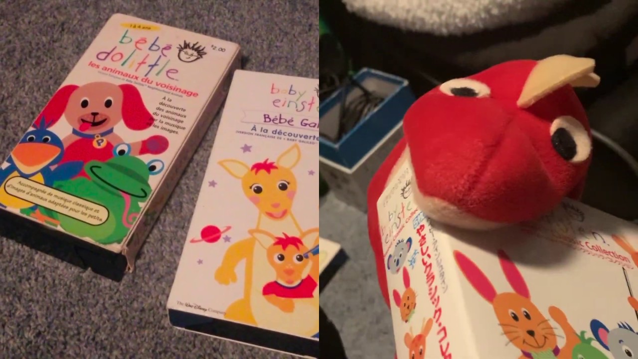 French-Canadian Baby Einstein VHS's