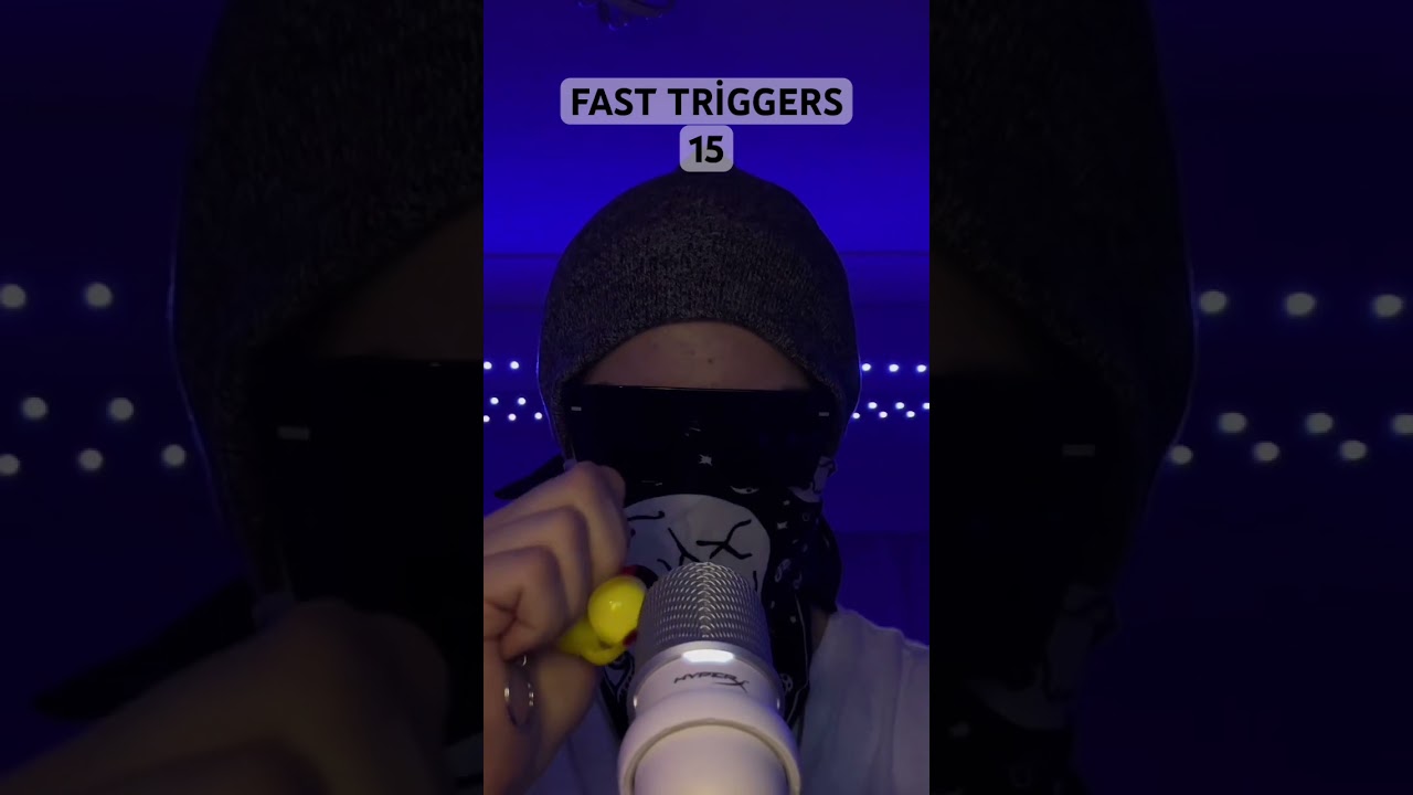 15 TRİGGERS 1 MİNUTE #asmrfastandaggresive #asmrvideo #asmrtriggers