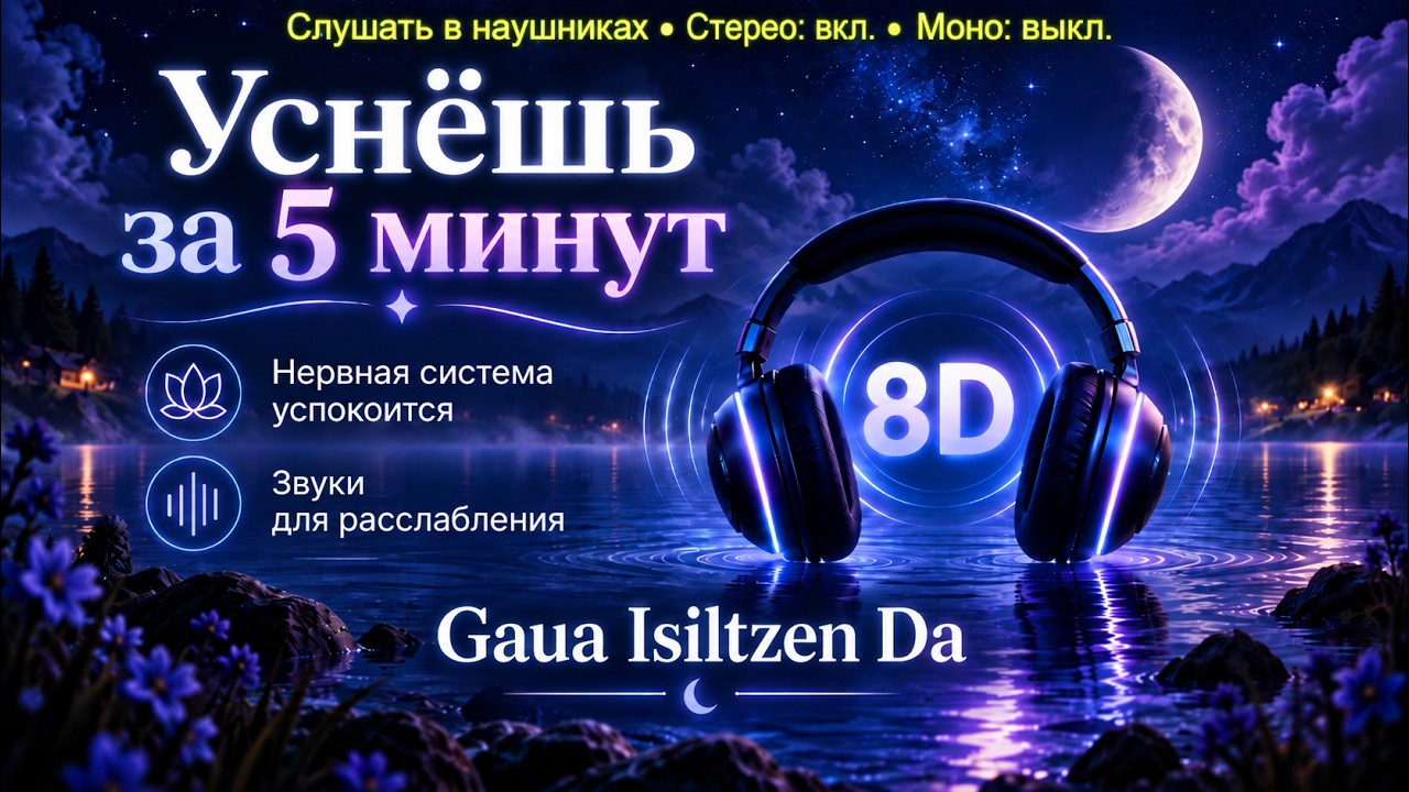 Музыка для сна и успокоения нервной системы | Глубокое расслабление 8D