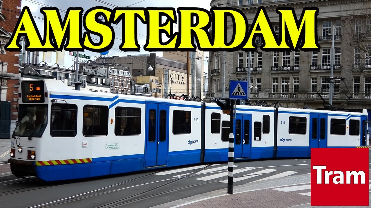 Trams in Amsterdam 🇳🇱 • March 2019