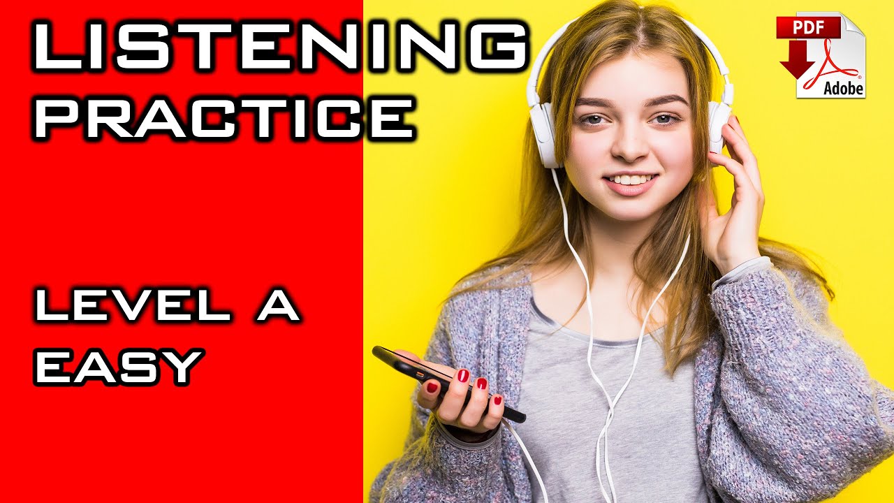 Listening Comprehension  Exercise - level A + PDF - Easy English Lesson