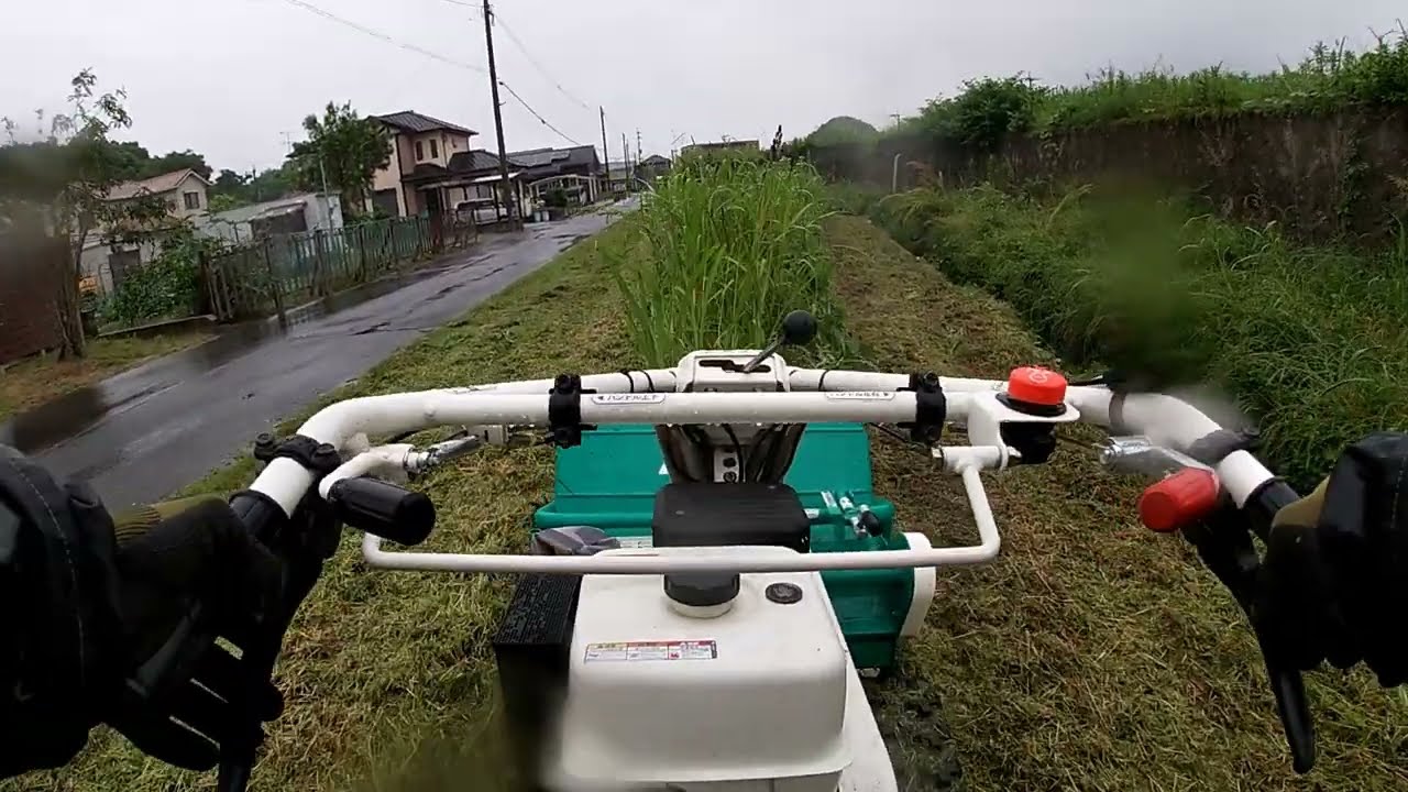 オーレック　ハンマーナイフモア　HRC665　草刈り　2024.5.31