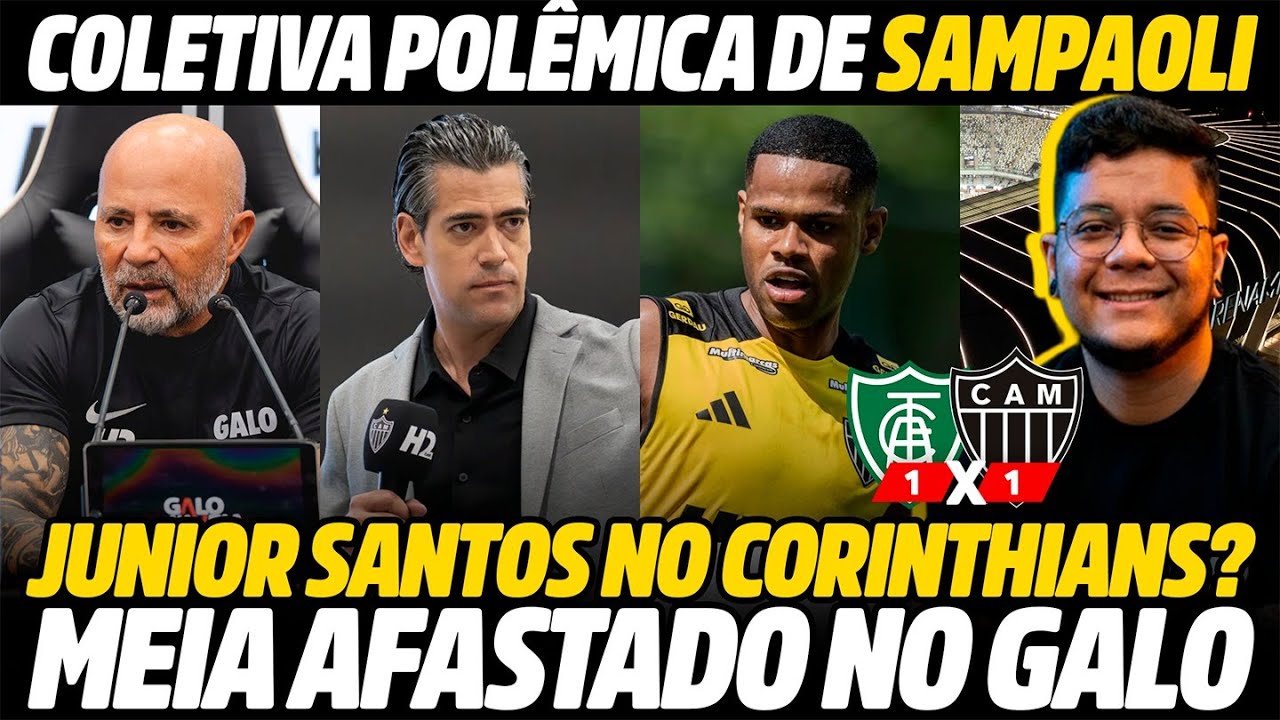 ZAGUEIRO URGENTE • SAMPAOLI E HULK DESABAFAM • ATUAÇÃO DO GALO PREOCUPA | CAFÉ C/ GEVES