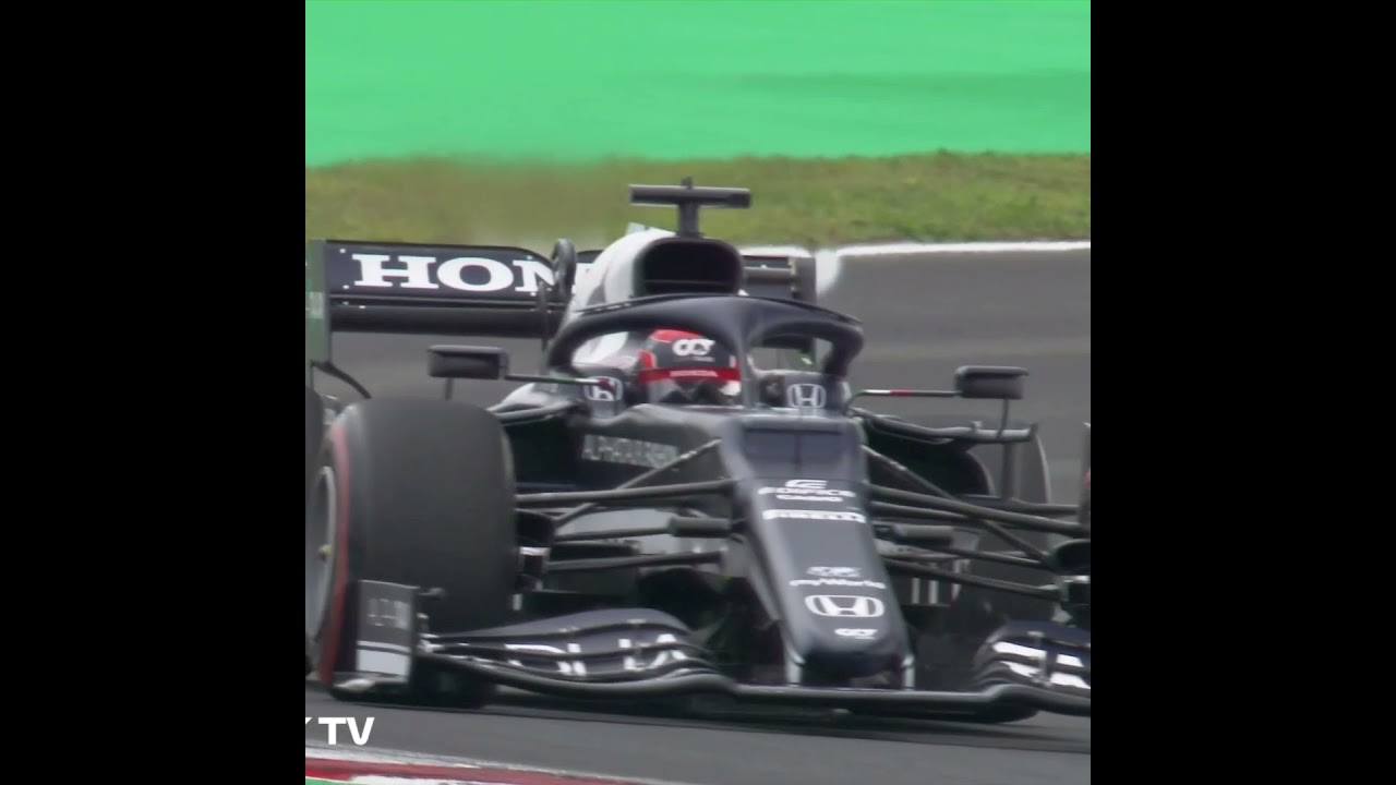 Massive vortex from AlphaTauri in Turkish GP Qualifying #alphatauri #turkishgp #formula1