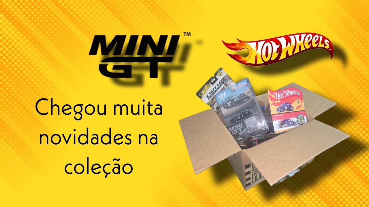 Novidades na coleção Hot Wheels e Mini GT 